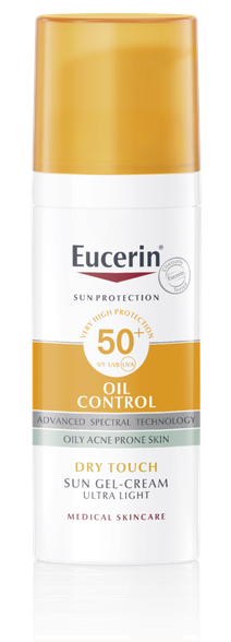 EUCERIN Sun Oil Control SPF 50+ saules aizsarglīdzeklis, 50 ml