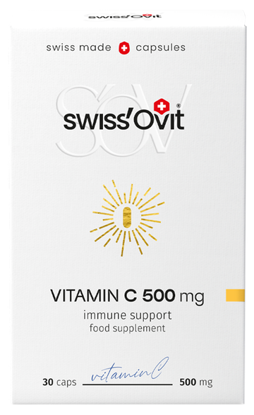 SWISS OVIT Vitamin C 500 mg капсулы, 30 шт.