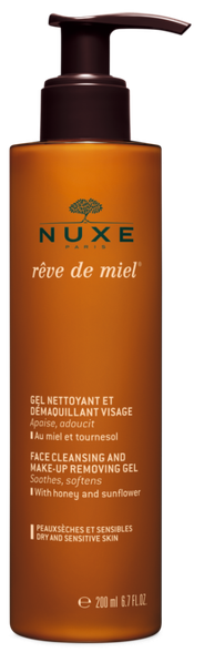 Nuxe Reve de Miel Face Cleansing and Make-Up Removing gels, 200 ml