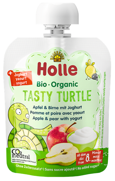 HOLLE Apple and pear puree, 85 g