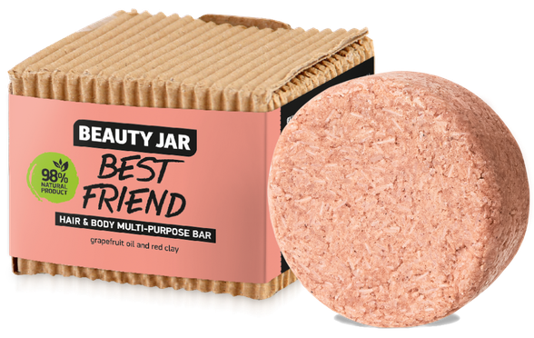 BEAUTY JAR Best Friend shampoo soap bar, 65 g