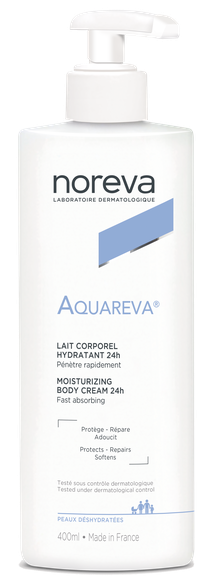 NOREVA Aquareva 24h Moisturizing ķermeņa krēms, 400 ml