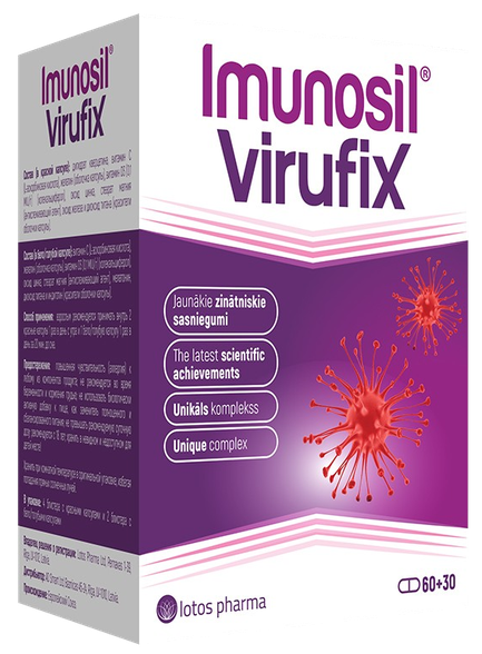 Imunosil Virufix kapsulas, 90 gab.