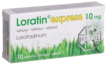 LORATIN EXPRESS 10 mg pills, 10 pcs.