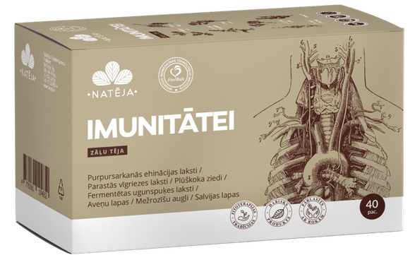 NATĒJA For Immunity 2g tea bags, 20 pcs.