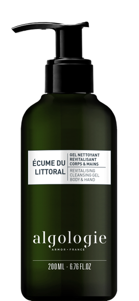 ALGOLOGIE Écume du Littoral -  Revitalising, Body & Hand attīroša želeja, 200 ml