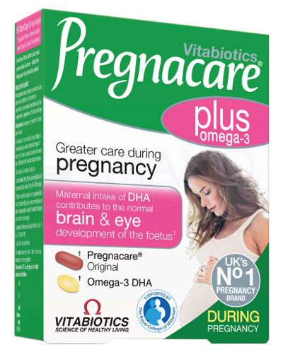 PREGNACARE   Plus Omega - 3 pills + capsules, 56 pcs.