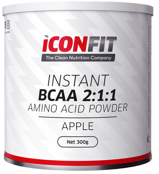 ICONFIT BCAA 2:1:1 - Apple pulveris, 300 g