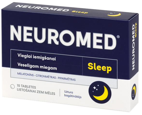 NEUROMED Sleep tabletes, 15 gab.