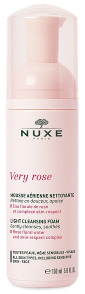 NUXE Very Rose Light Cleansing attīrošas putas, 150 ml