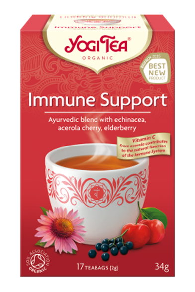YOGI TEA immune Support чай в пакетиках, 17 шт.