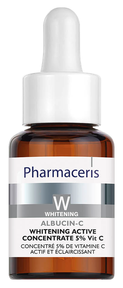 PHARMACERIS W Albucin-C 5 % pigmentation whitening concentrate, 30 ml