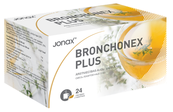JONAX Bronchonex Plus tea bags, 24 pcs.