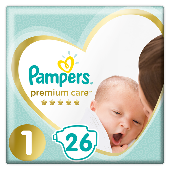 PAMPERS Premium Care 2 - 5 kg diapers, 26 pcs.
