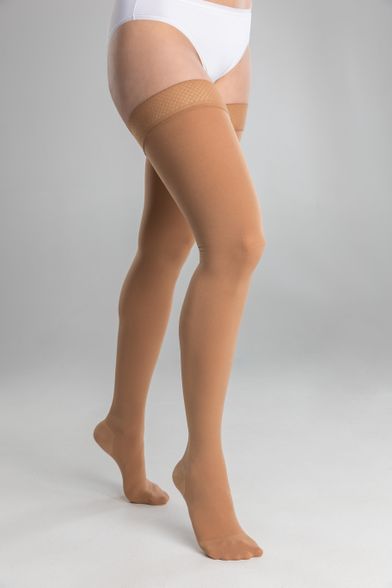 LAUMA MEDICAL (beige), size 3D, Class II, pair compression thigh-high stockings, 1 pcs.