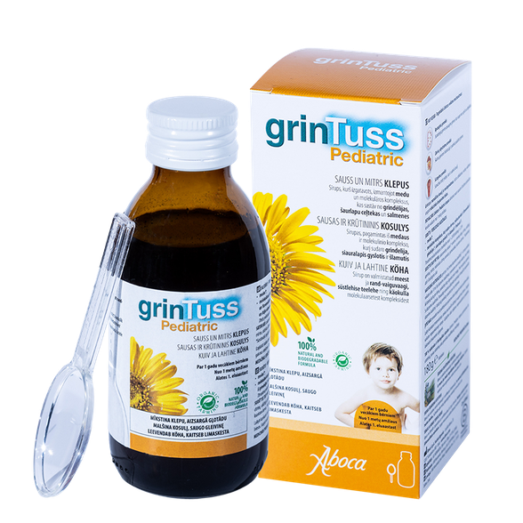 GRINTUSS Pediatric sīrups, 180 ml