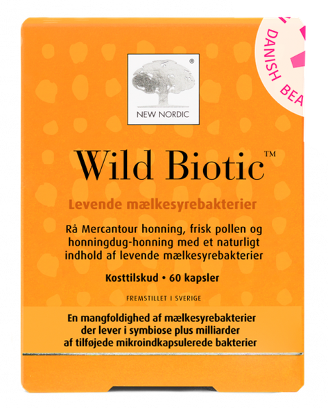 NEW NORDIC Wild Biotic kapsulas, 60 gab.