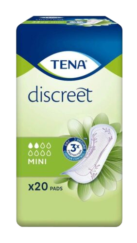 TENA Discreet Mini Pad ежедневные прокладки, 20 шт.