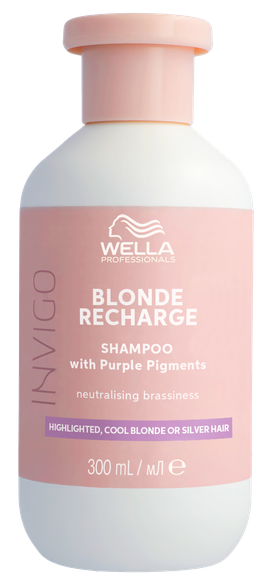 WELLA PROFESSIONALS  Invigo Blonde Recharge Cool Blonde shampoo, 300 ml