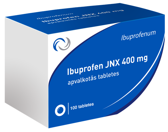 Jonax IBUPROFEN 400 mg tabletes, 100 gab.