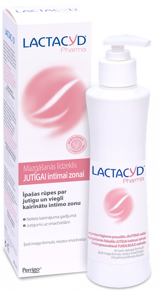 LACTACYD Pharma Sensitive mazgāšanas līdzeklis intīmai zonai, 250 ml