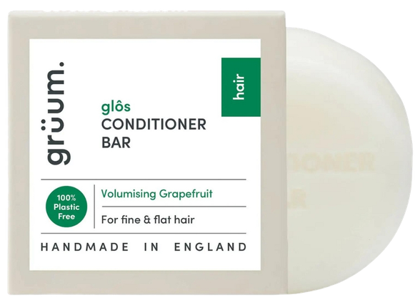 GRUUM Glos Zero Plastic - Volumising conditioner bar, 50 g