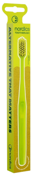 NORDICS Green зубная щётка, 1 шт.