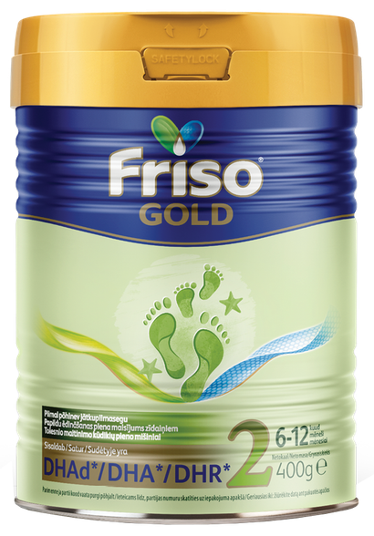 FRISO Gold 2 молочная смесь, 400 г