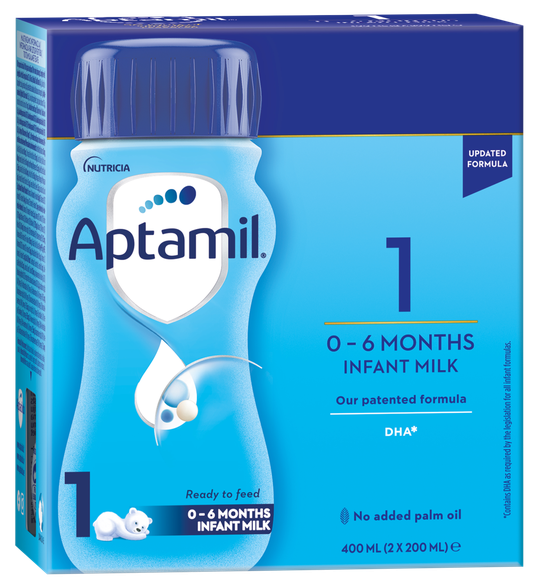 APTAMIL   1 Pronutra 200 ml piena maisījums, 2 gab.