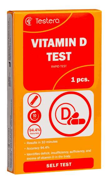 TESTERA Vitamin D tests, 1 gab.