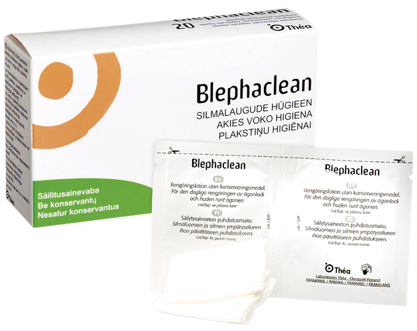 BLEPHACLEAN стерильные салфетки для гигиены глаз, 20 шт.