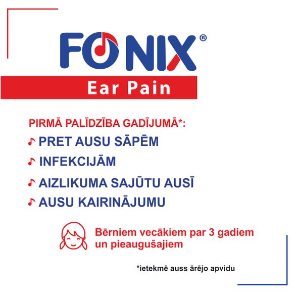 FONIX EAR PAIN aerosols, 15 ml