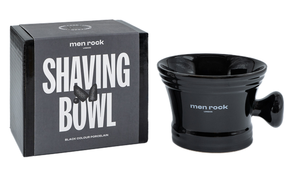 MEN ROCK Black, Porcelain shaving bowl, 1 pcs.