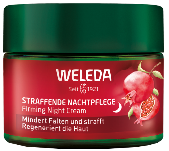 WELEDA Pomegranate & Maca Root Nostiprinošs Nakts sejas krēms, 40 ml
