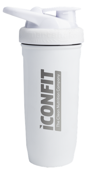 ICONFIT Reforce Stainless Steel 900ml White шейкер, 1 шт.