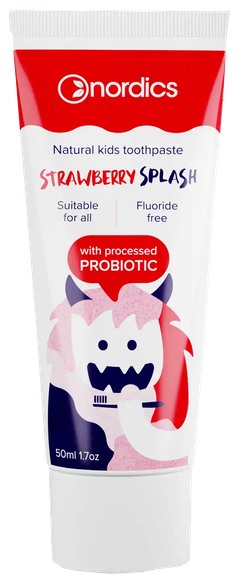 NORDICS Kids with strawberry flavor toothpaste, 50 ml