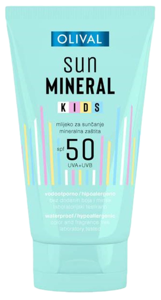 OLIVAL Kids SPF50 солнцезащитное средство, 150 мл