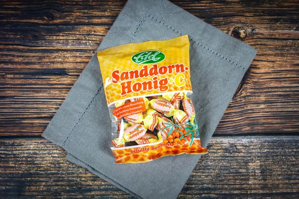 EDEL Sanddorn-Honig +C candies, 100 g
