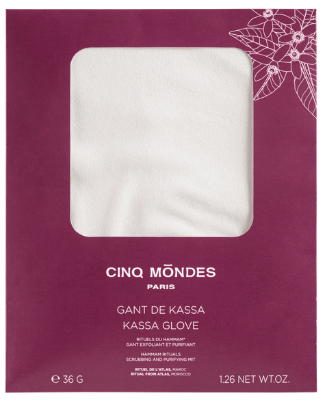 CINQ MONDES Kassa Glove ķermeņa masāžas cimds, 1 gab.