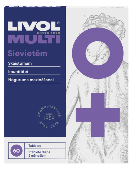 LIVOL  Multi Sievietēm tabletes, 60 gab.