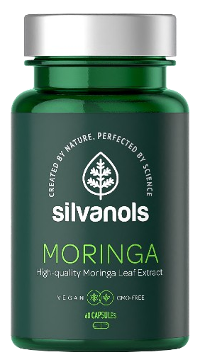 SILVANOLS Premium Moringa kapsulas, 60 gab.