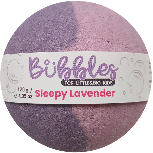 BUBBLES Sleepy Lavender bumba vannai, 120 g