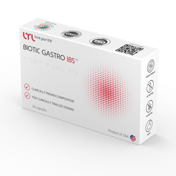 LYL BIOTIC GASTRO IBS, kapsulas, 30 gab.