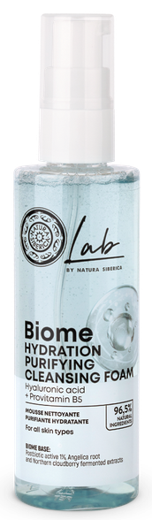 NATURA SIBERICA Lab Biome Hydration Purifying attīrošas putas, 200 ml