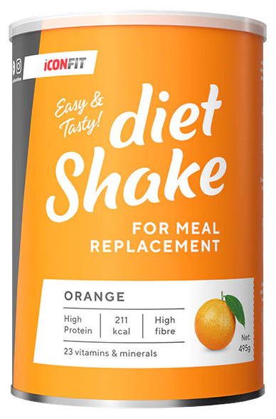 ICONFIT Diet Shake - Orange pulveris, 495 g