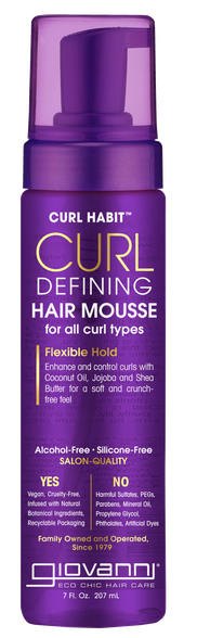 GIOVANNI Curl Defining мусс для укладки волос, 207 мл