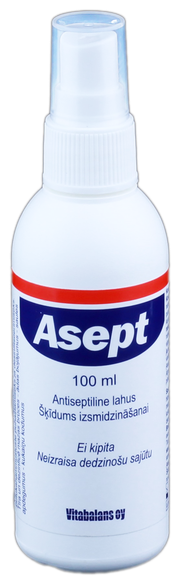 ASEPT Antiseptic izsmidzināms līdzeklis, 100 ml