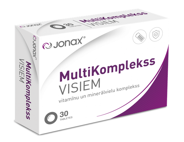 JONAX MULTIKOMPLEKSS VISIEM tabletes, 30 gab.