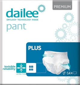 DAILEE Premium Pant Plus nappy pants, 14 pcs.