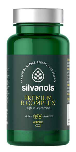 SILVANOLS Premium B Complex kapsulas, 60 gab.